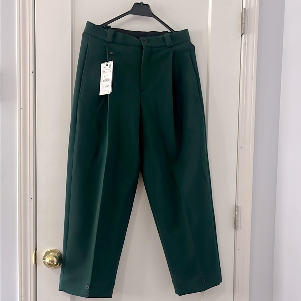 Women high waisted Green Pants